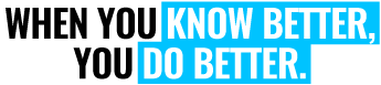 Imaginuity tagline: “When you know better, you do better.”